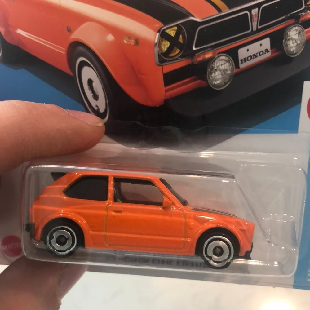 Hot Wheels '73 Honda Civic Custom Die-Cast Car